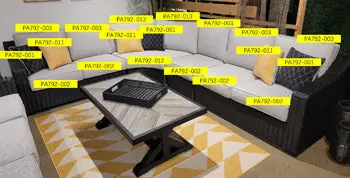 Beachcroft Curve Seat Cushion - Signature Design by Ashley®