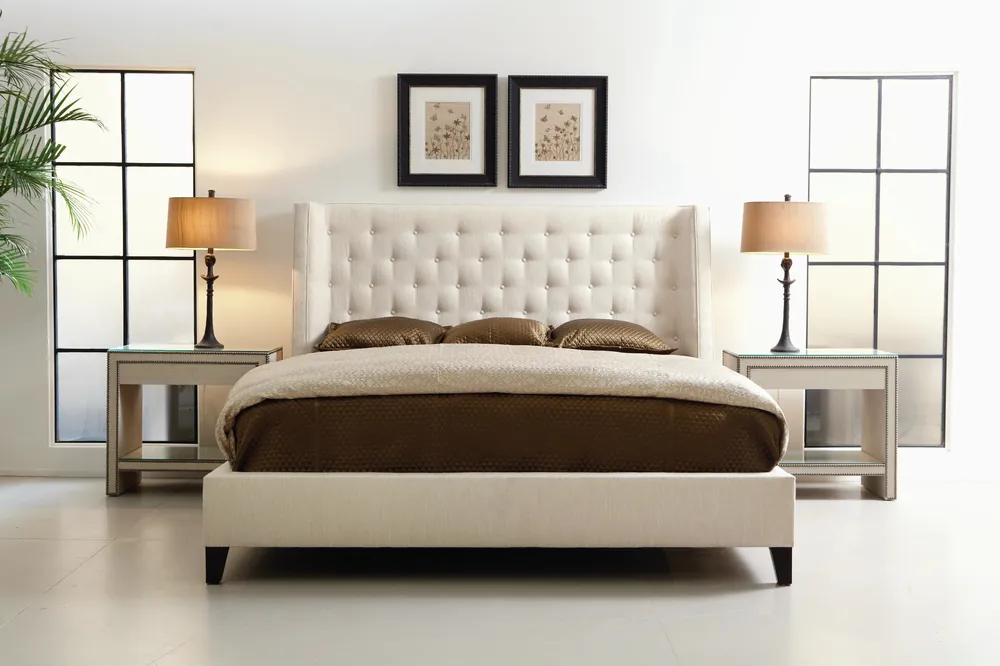 Maxime Fabric Shelter Bed - Bernhardt Interiors