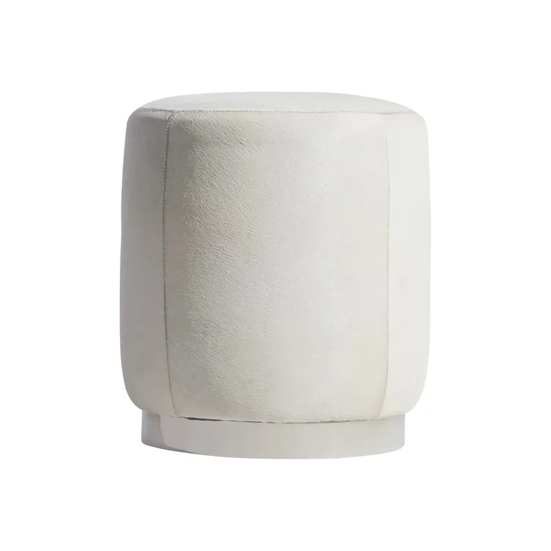 Ash Leather Ottoman - Bernhardt Interiors