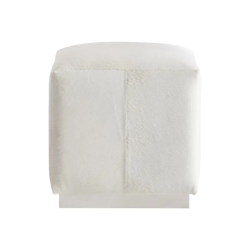 Aspen Leather Ottoman - Bernhardt Interiors