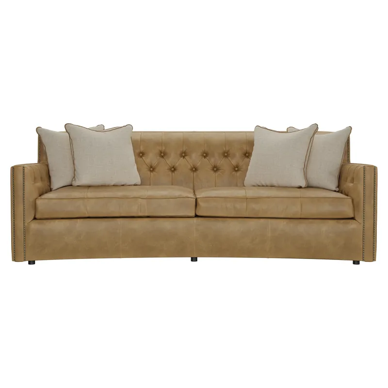Candace Leather Sofa - Bernhardt Living