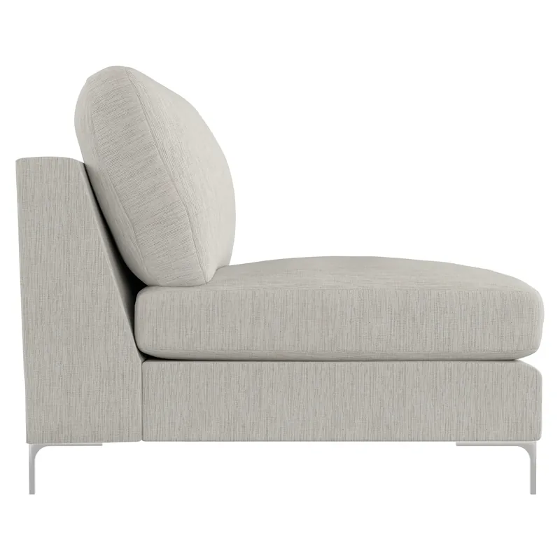 Eden Fabric Armless Chair - Bernhardt Interiors