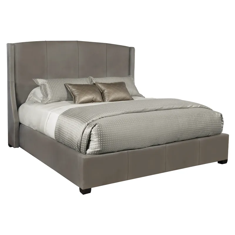 Cooper Leather Shelter Bed - Bernhardt Interiors