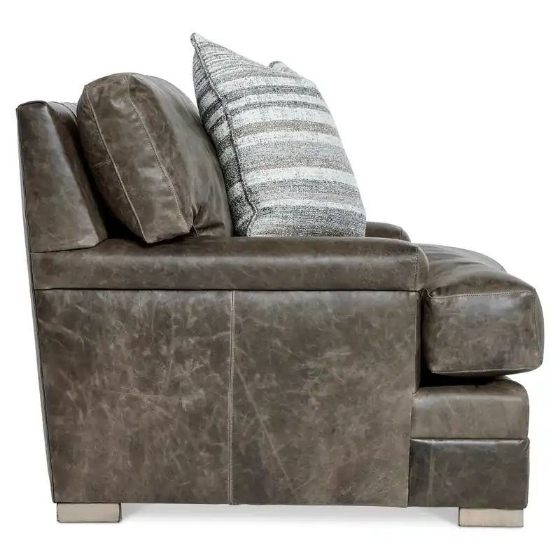 Burnham Leather Chair - Bernhardt Living
