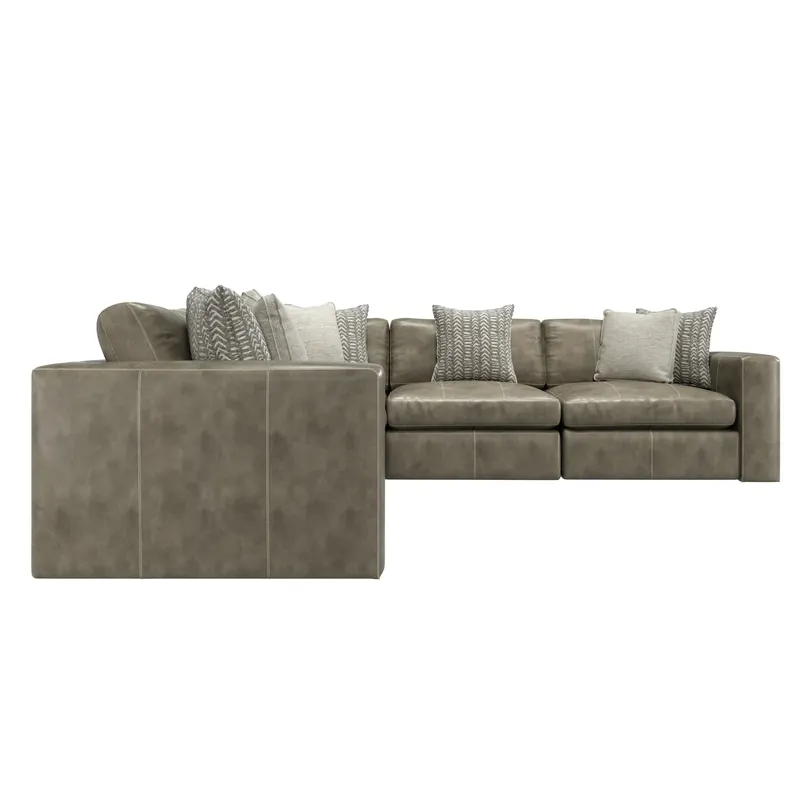 Stafford Leather Sectional - Bernhardt Living