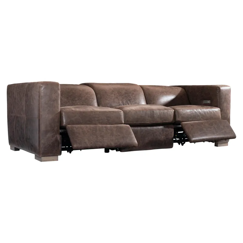 Arrezio Leather Power Motion Sofa - Bernhardt Living