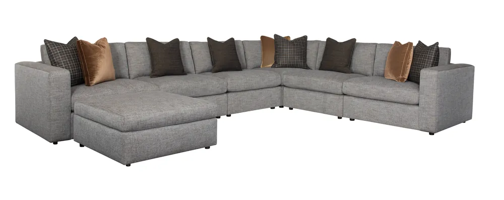 Stafford Fabric Right Arm Chair - Bernhardt Living