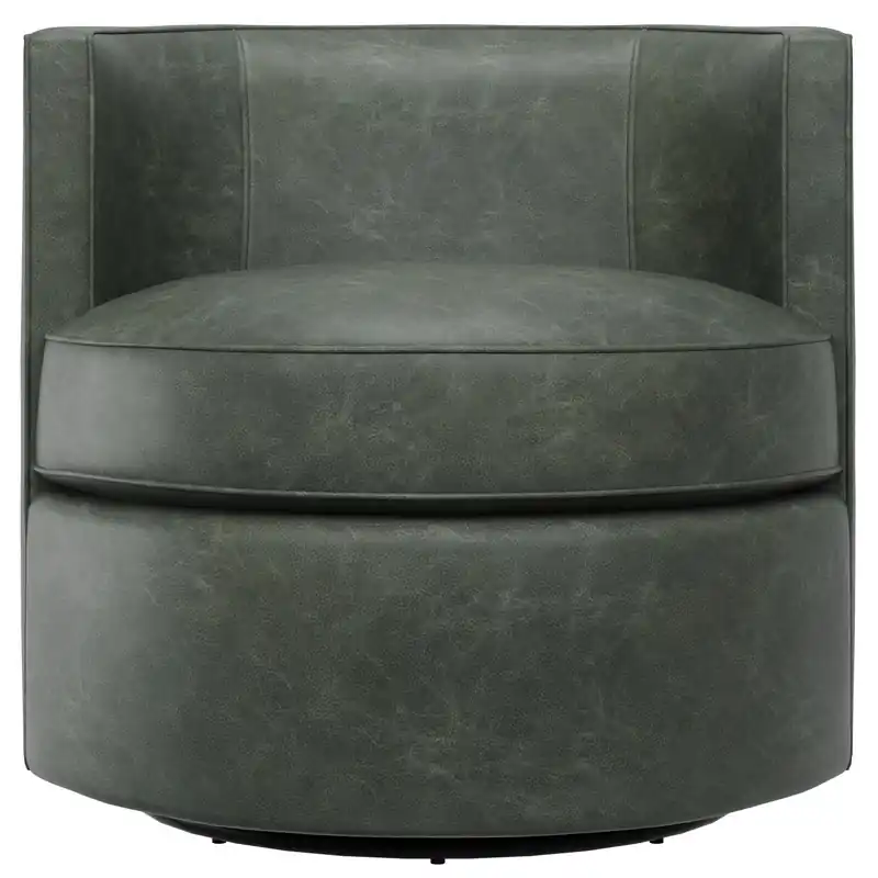 Fleur Leather Swivel Chair - Bernhardt Living
