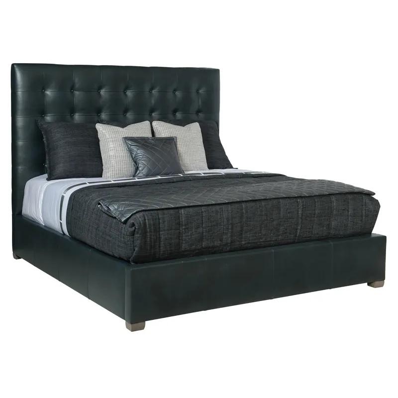 Avery Leather Panel Bed - Bernhardt Interiors