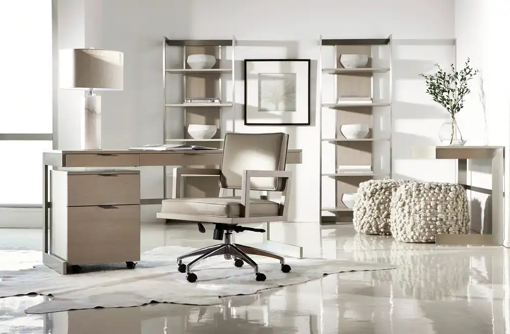 Kai Fabric Ottoman - Bernhardt Interiors