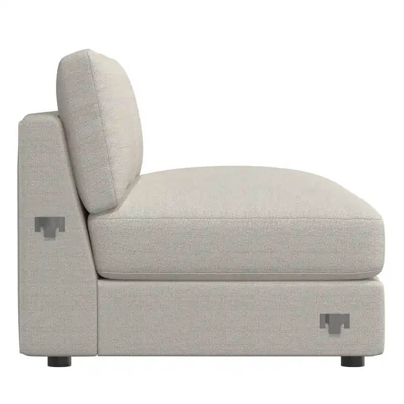 Sydney Fabric Armless Loveseat - Bernhardt Living
