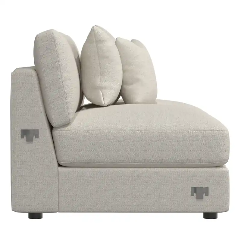 Sydney Fabric Armless Loveseat - Bernhardt Living