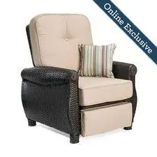 Breckenridge Patio Recliner w/ Natural Tan Cushion - La-Z-Boy