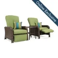 Sawyer Patio Recliner Set, Cilantro Green - La-Z-Boy