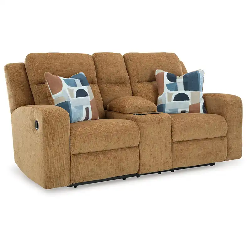 Kanlow Reclining Loveseat with Console - Signature Design by Ashley®