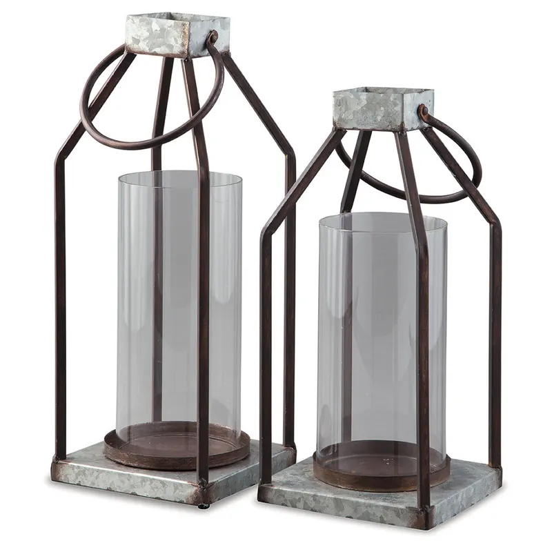 Diedrick Lantern (Set of 2) - Signature Design by Ashley®