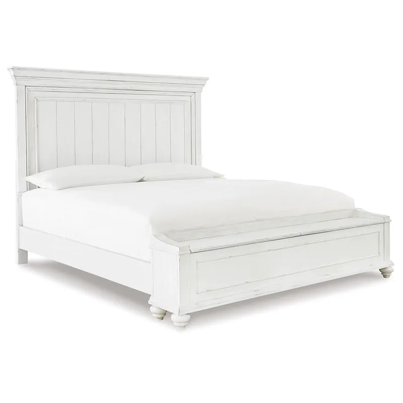 Kanwyn Queen Panel Bed with Storage Bench - Benchcraft®