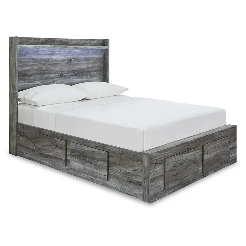 Baystorm Full Panel Bed with 4 Storage Drawers - Signature Design by Ashley®