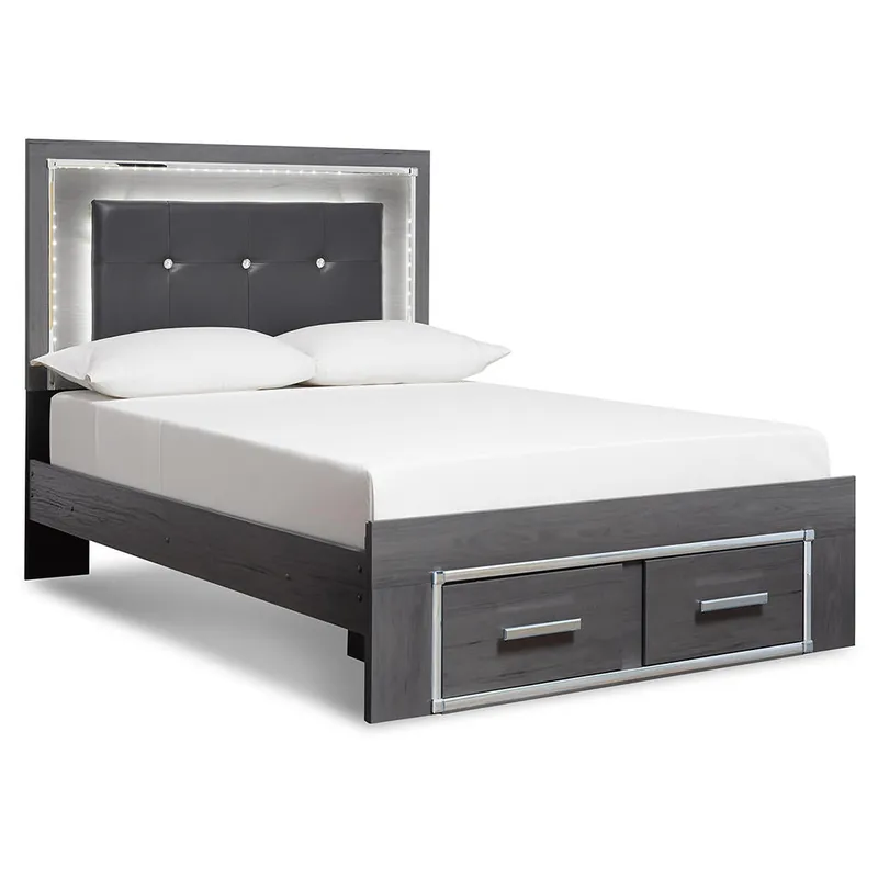 Lodanna Full Panel Bed with 2 Storage Drawers - Signature Design by Ashley®