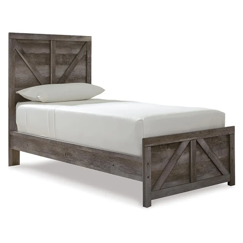 Wynnlow Twin Crossbuck Panel Bed - Signature Design by Ashley®