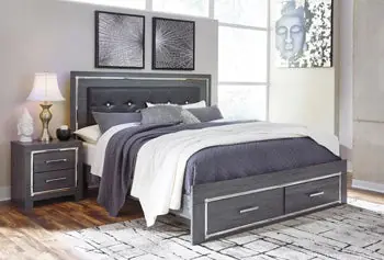 Lodanna King Panel Bed with 2 Storage Drawers - Signature Design by Ashley®