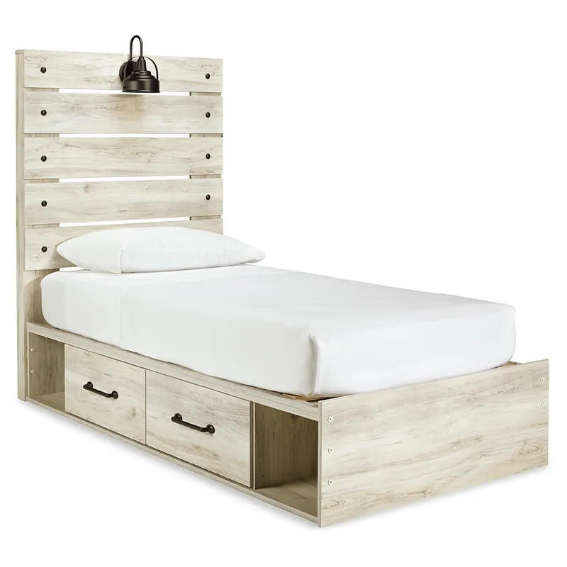 Cambeck Twin Panel Bed with 2 Storage Drawers - Signature Design by Ashley®