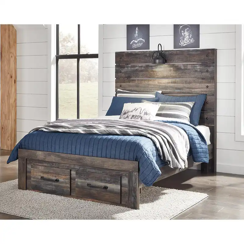 Drystan Full Panel Bed with 2 Storage Drawers - Signature Design by Ashley®