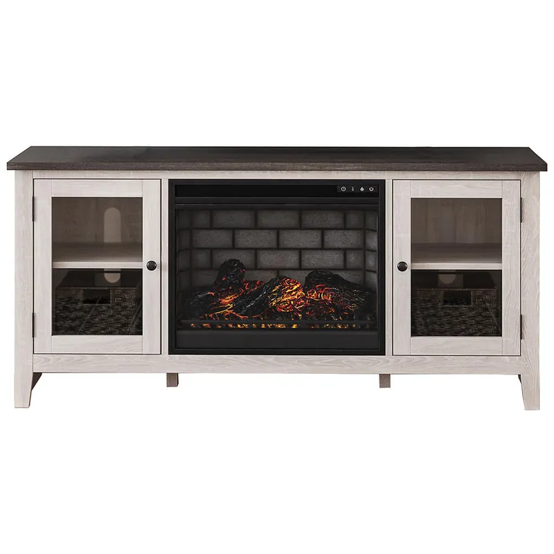 Dorrinson 60" TV Stand with Electric Fireplace - Signature Design by Ashley®