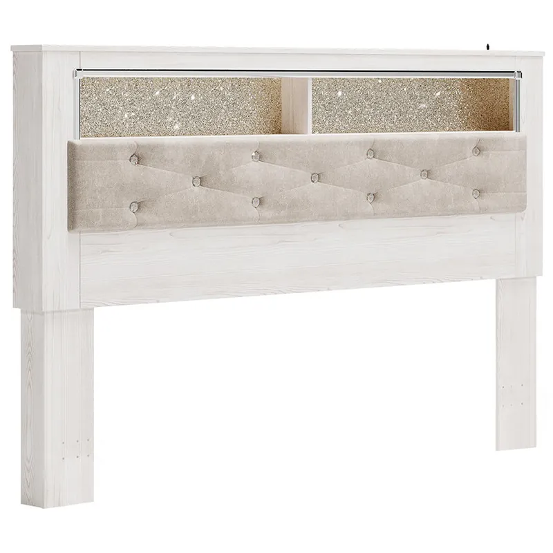 Altyra King Upholstered Panel Bookcase Headboard - Signature Design by Ashley®
