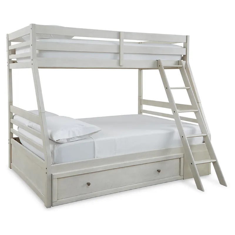 Robbinsdale Twin over Full Bunk Bed with Storage - Signature Design by Ashley®