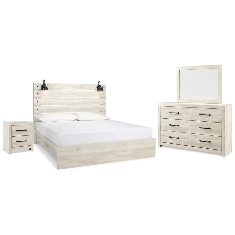 Cambeck King Panel Bed, Dresser, Mirror and Nightstand - Signature Design by Ashley®