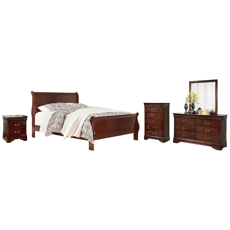 Alisdair Queen Sleigh Bed, Dresser, Mirror, Chest and Nightstand - Signature Design by Ashley®