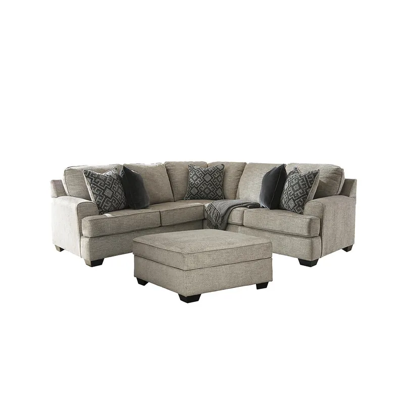 Bovarian 2-Piece Sectional with Ottoman
