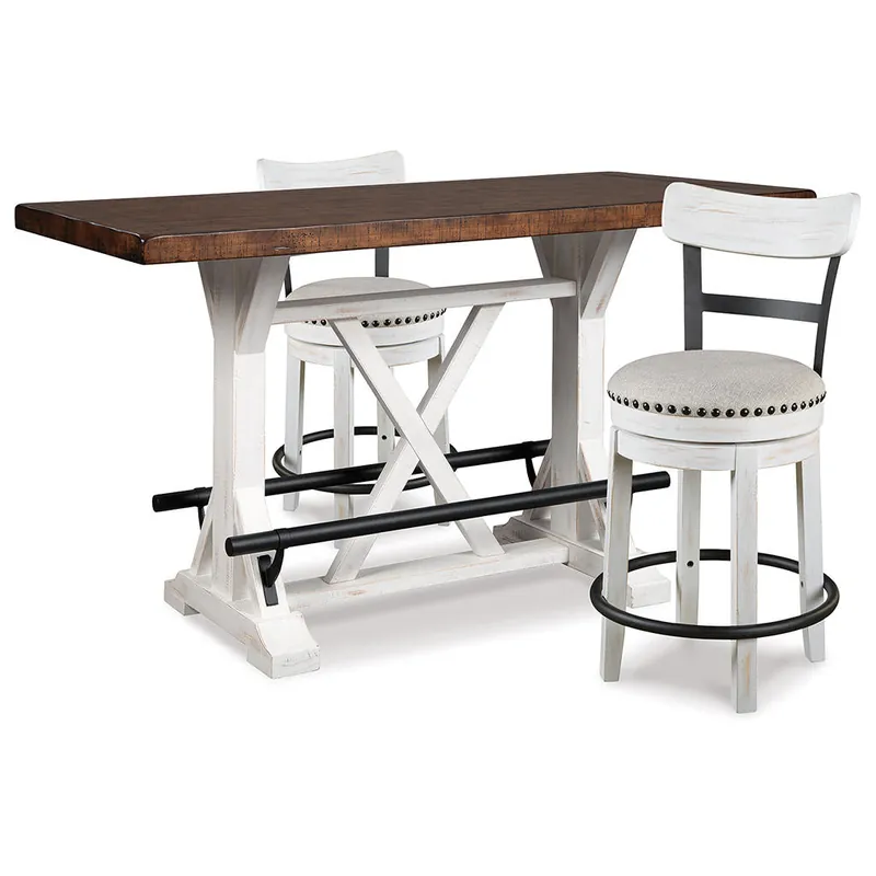 Valebeck Counter Height Dining Table and 2 Barstools - Signature Design by Ashley®