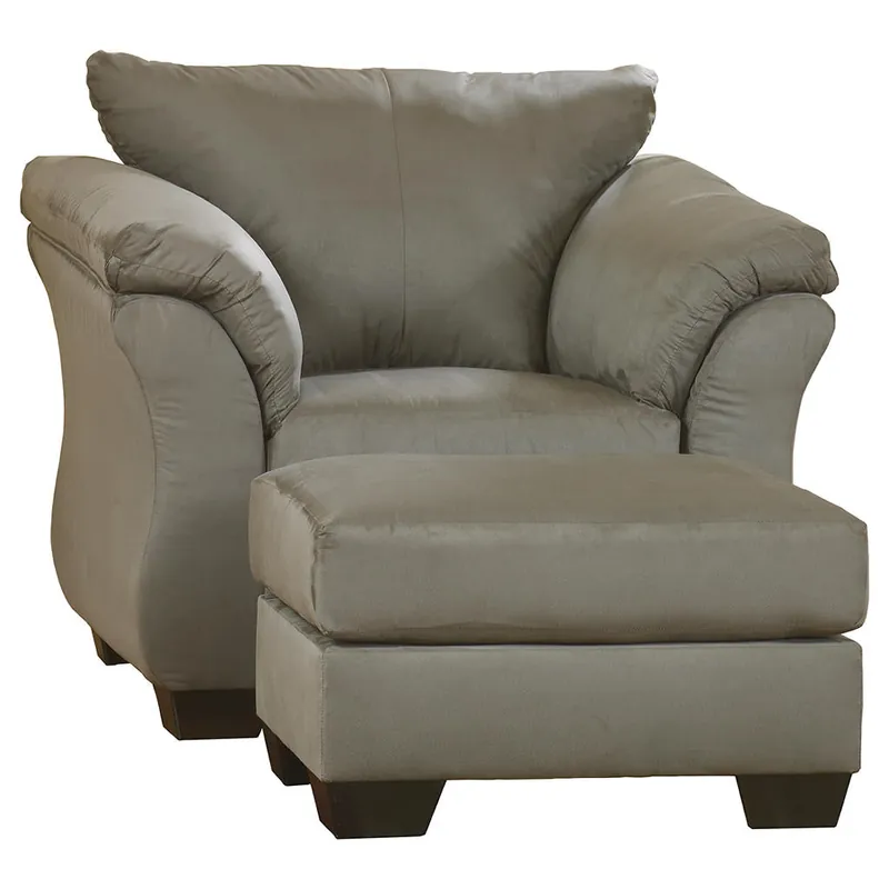 Darcy Chair and Ottoman - Signature Design by Ashley®