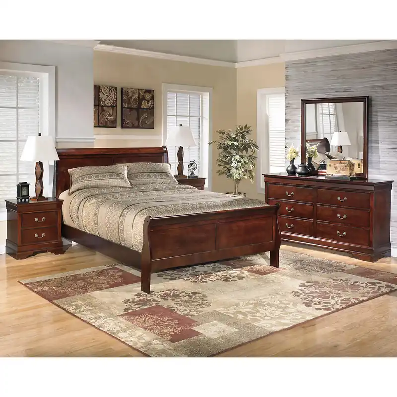 Alisdair Queen Sleigh Bed, Dresser, Mirror, and Nightstand - Signature Design by Ashley®