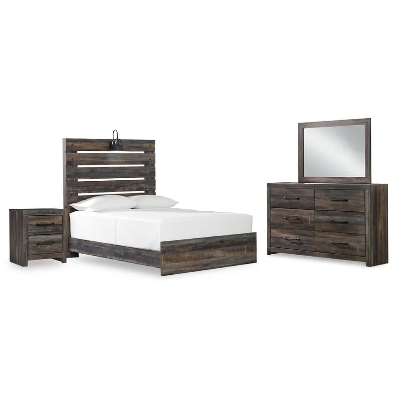 Drystan Full Panel Bed, Dresser, Mirror, and Nightstand - Signature Design by Ashley®