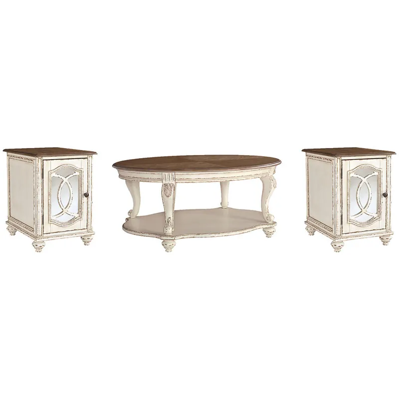 Realyn Coffee Table and 2 End Tables - Signature Design by Ashley®