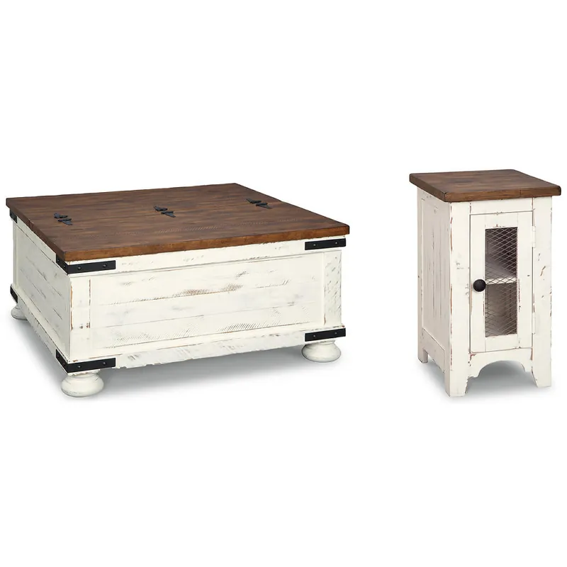 Wystfield Coffee Table and Chairside End Table - Signature Design by Ashley®