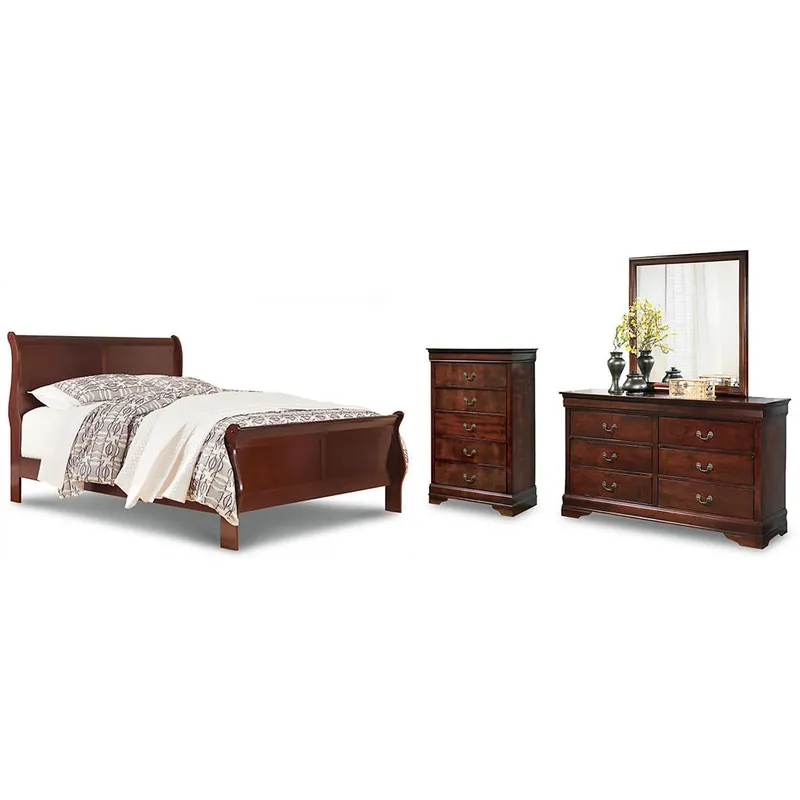 Alisdair Queen Sleigh Bed, Dresser, Mirror, and Chest - Signature Design by Ashley®