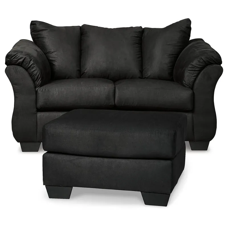 Darcy Loveseat and Ottoman - Signature Design by Ashley®