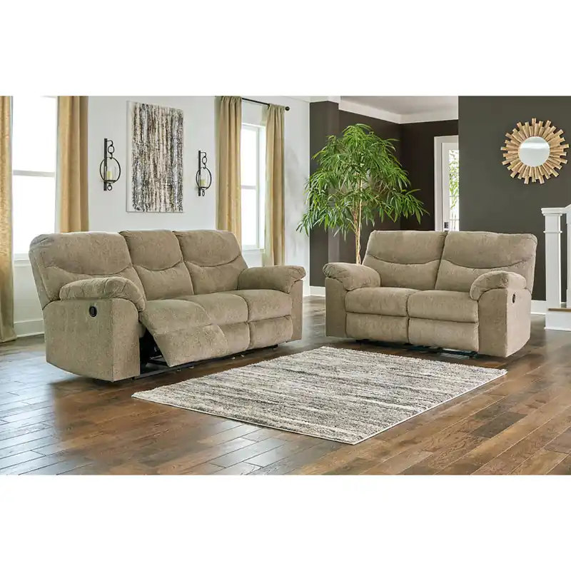 Alphons Reclining Sofa and Loveseat - Signature Design by Ashley®