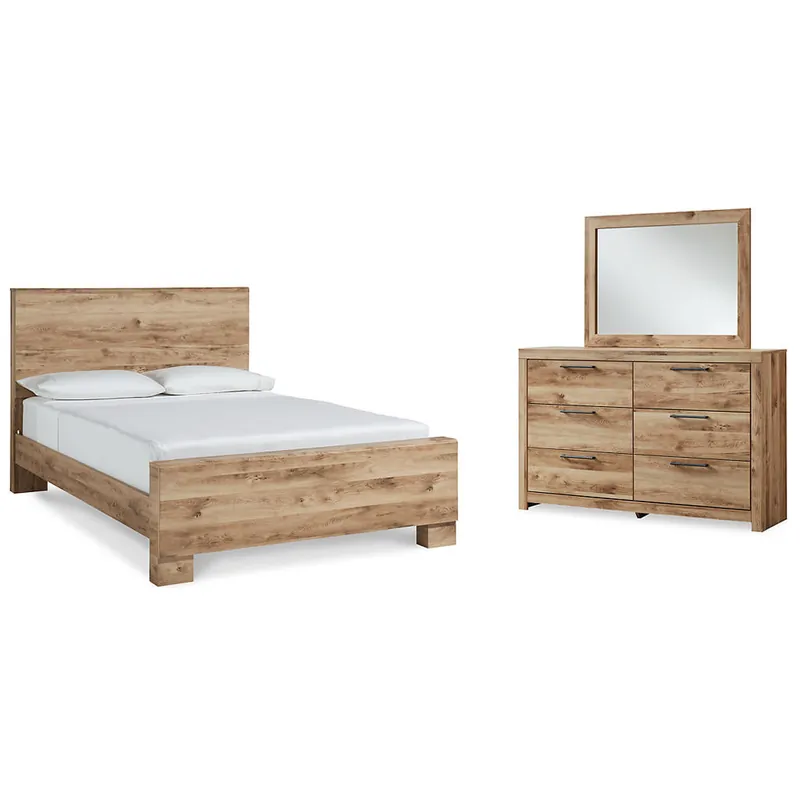 Hyanna King Panel Bed, Dresser and Mirror - Signature Design by Ashley®