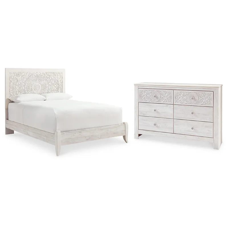 Paxberry Queen Panel Bed and Dresser - Signature Design by Ashley®