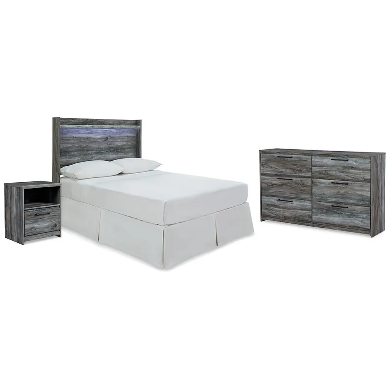 Baystorm Full Panel Headboard, Dresser and Nightstand - Signature Design by Ashley®
