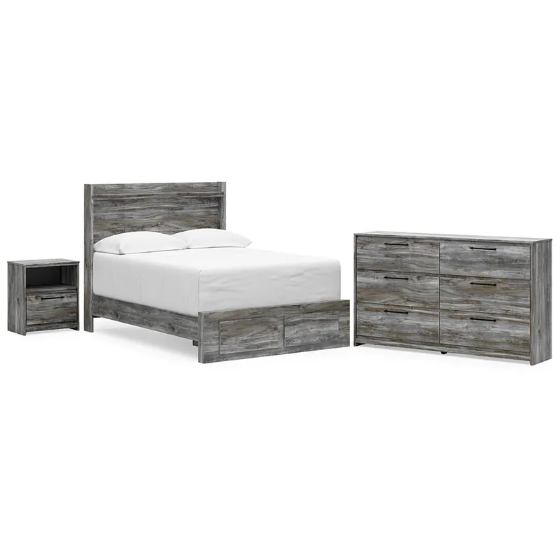 Baystorm Full Panel Storage Bed, Dresser and Nightstand - Signature Design by Ashley®
