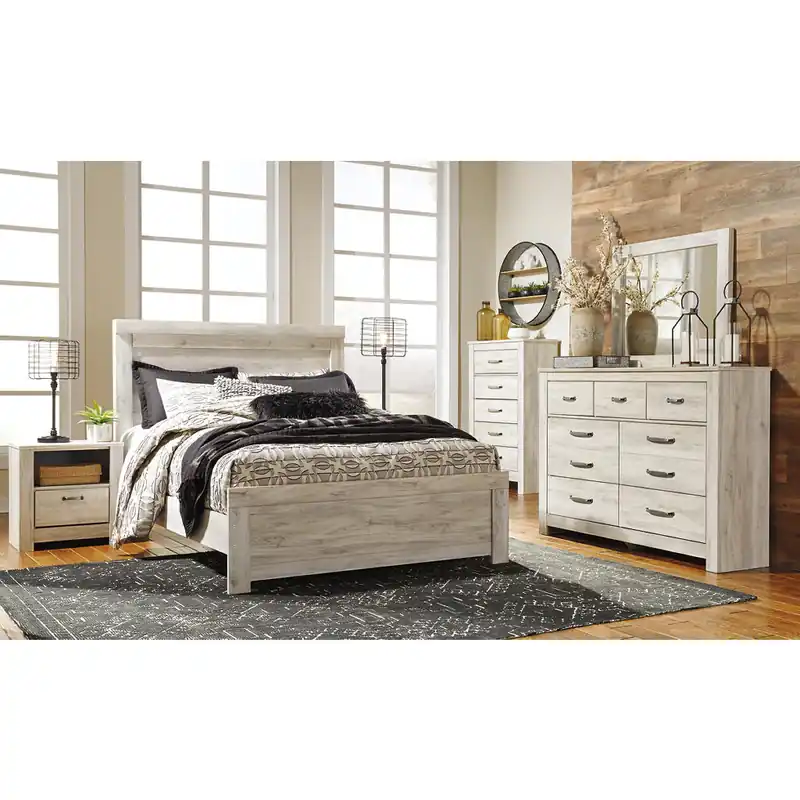 Bellaby Queen Panel Bed, Dresser, Mirror, Chest and 2 Nightstands - Signature Design by Ashley®