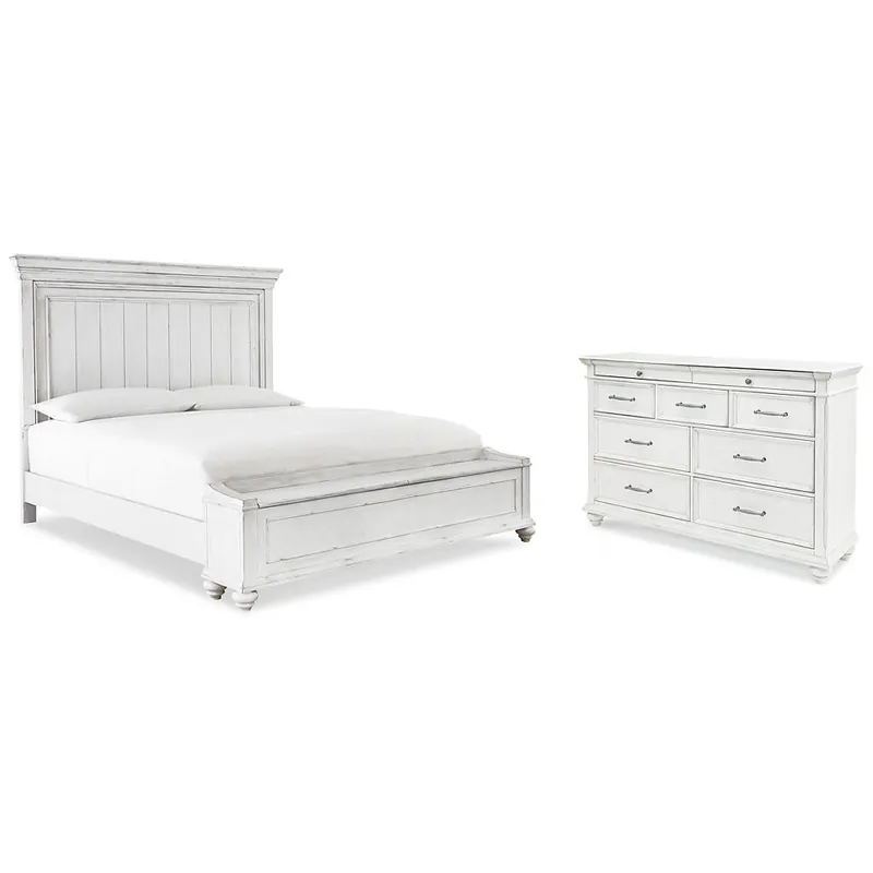 Kanwyn King Storage Panel Bed and Dresser - Benchcraft®