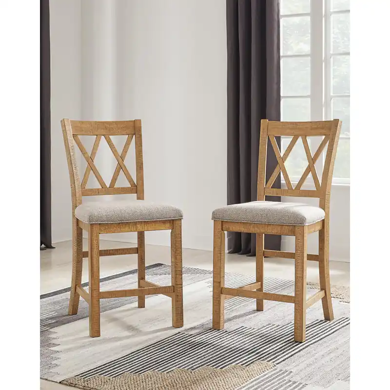 Havonplane Barstool (Set of 2) - Signature Design by Ashley®