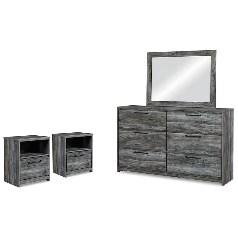 Baystorm Dresser, Mirror and 2 Nightstands - Signature Design by Ashley®